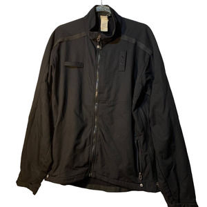 the north face men's black zip up jacket size Large